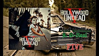 Hollywood Undead - Black Cadillac ft. B-Real - FIVE (V) (Lyric Video) ~T~