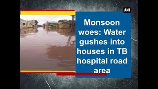 Monsoon woes: Water gushes into houses in TB hospital road area - Gujarat News