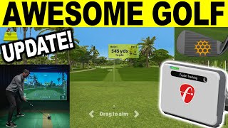 Awesome Golf Simulator Software Update \u0026 Flightscope Mevo+ Setup Tips!