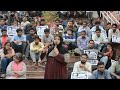 najeeb s sister sadaf musharraf warns jnu vc at freedom square jnu