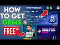 🔥HOW to Get GEMS in Dream Cricket 24 New Update | Free WITHOUT Purchase