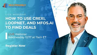 How to use Crexi, Loopnet and MFOS.ai to Find Deals