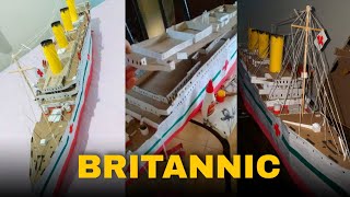 〽️MAKING THE SHIP HMHS BRITANNIC IN CARDBOARD
