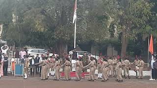 NCC Parade on 26 January 2023 Republic Day at JES College Jalna.