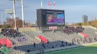 【全国大学ラグビーフットボール選手権】早稲田大学VS近畿大学 選手入場【準々決勝】