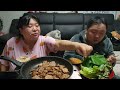 복부인 된장찌개 목살구이 쿡방 요리 먹방 mukbang