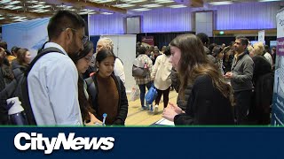 Job fair recruiting healthcare workers
