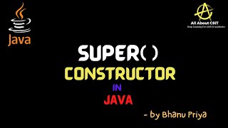 Super Constructor in Java| lec 39| Java Tutorials| BhanuPriya