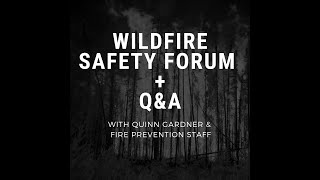 Wildfire Safety Forum