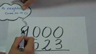 Subtraction Across Zeros "Go Next Door"