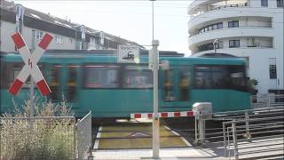 Spoorwegovergang / Bahnübergang Frankfurt am Main (1)