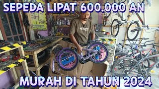 unboxing sepeda lipat murah di tahun 2024 600.000 an