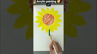 Flowers🏵️🏵️🌺painting/acrylic painting 🎨🖌️#shorts#art#viralvideo#shortvideo#shortvideo#ytshorts#trend