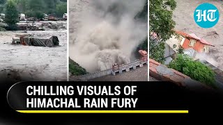 Flash Floods, Landslides Wash Away Houses, Bridges & Cars In Himachal, Red Alert For 7 Districts
