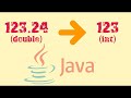 How to Convert a Double to Int Data Type in Java (Two ways)
