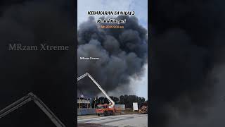 Kebakaran di Nilai 3 ( kedai karpet ), 21 feb Jumaat 2025