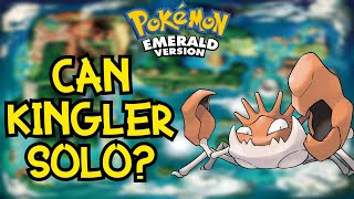 Can KINGLER beat Pokemon Emerald?