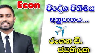 විදේශ විනිමය අනුපාතය ( Exchange rate )  Economics with Rangana D Jayathilaka