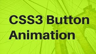 CSS3 Button Animation Tutorial | CSS3 Animation Snippets