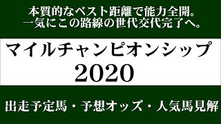 【ゼロ太郎】「マイルチャンピオンシップ2020」出走予定馬・予想オッズ・人気馬見解