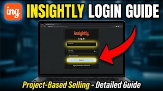 How to login to Insightly CRM for project-based selling - Detailed Guide