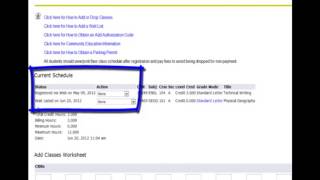 Waitlisting a Class.