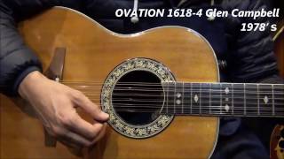 【オットリーヤ動画】OVATION 1618-4 Glen Campbell 1978年製