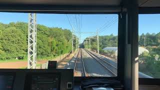 [前面展望]東武野田線（アーバンパークライン）逆井駅から高柳駅