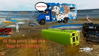 #WRECKFEST 1 Bus vs 23 RV's