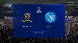 Rangers vs Napoli | UEFA Champions League 14th September 2022 Full Match | PS5