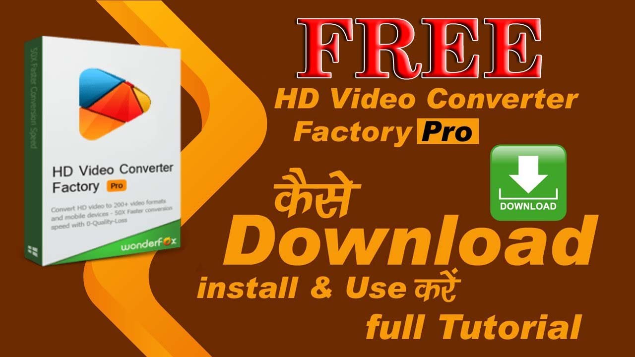 HD Video Converter Factory Pro Download Install Use - YouTube