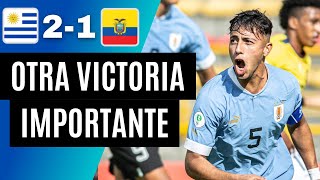 URUGUAY A UN PASO DEL MUNDIAL Uruguay 2 vs 1 Ecuador