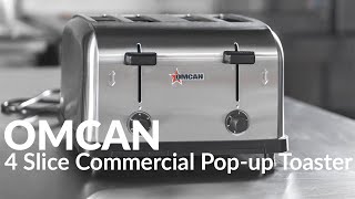 OMCAN 4-Slice Commercial Pop-Up Toaster