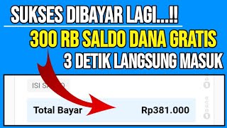 🔴EDAN BRO!! SUKSES DIBAYAR 300 RIBU SALDO DANA GRATIS TANPA APLIKASI - WEBSITE PENGHASIL UANG 2020