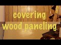 DIY Wood Paneling Cover-up