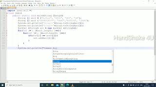 #java Common Element Between Two #Array --#String Value