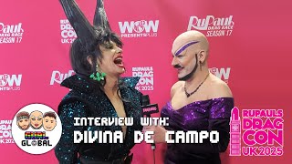 Interview with Divina De Campo Interview at DragCon UK 2025