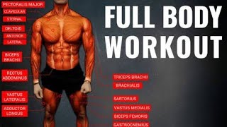 No Gym Full Body Workout| Best Home Exercise| How to Build Muscle at Home| Workout for Growth muscle