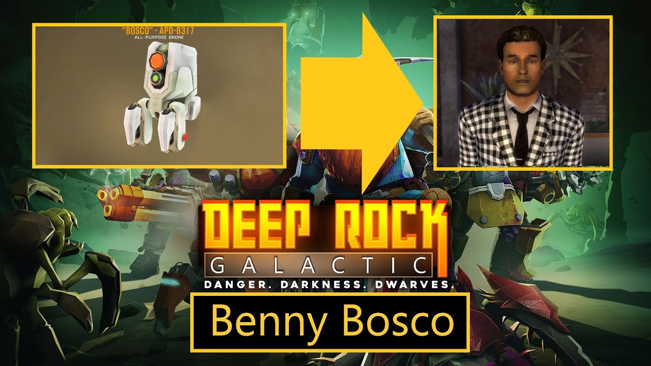 Deep Rock Galactic Benny Bosco Voice Lines - YouTube