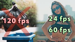 Why I NEVER film 120fps as a pro videographer! Frame Rate GUIDE