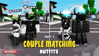 COUPLE MATCHING Outfit Ideas (EMO/Y2K) In Brookhaven ID/CODES - Roblox part 5