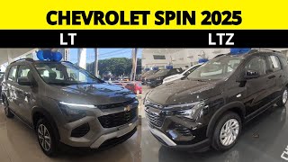 SPIN 2025 LT e LTZ - Preço e Diferenças