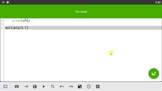 Qpython tutorial - 36 Creating & Importing Your Very Own Module
