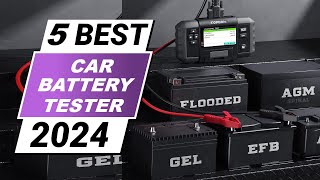 ✅Best 5 Car Battery Tester Reviews in 2024 | Best Automotive Battery Tester Buying Guide