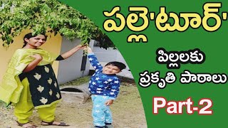 పల్లెటూరు part -2 |పిల్లలకు ప్రకృతి పాఠాలు|పిల్లలకు ప్రకృతి పట్ల అవగాహన ఎలా కల్పించాలి?