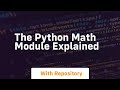 The python math module explained