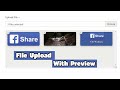 file upload with preview using javascript || Coding Juice