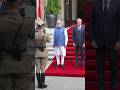 PM Modi attends ceremonial welcome with Polish PM Donald Tusk | #shorts