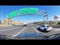 360 driving from around new york city nyc queens to bronx bx then manhattan u0026 back asmr 1of2