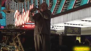 Carl Safe Sax Ferris on Fremont Street Las Vegas